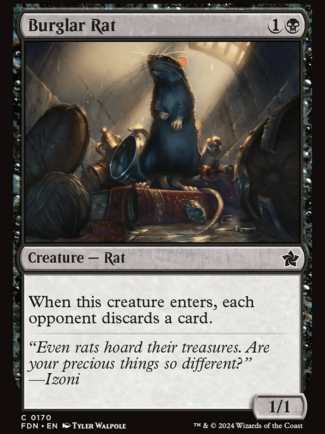 Burglar Rat (Foundations) 1