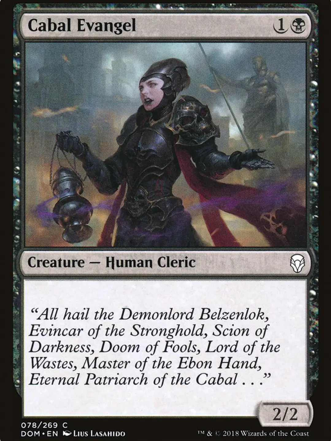Cabal Evangel (Dominaria) 1