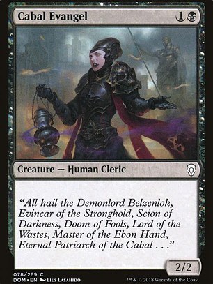 Cabal Evangel (Dominaria)