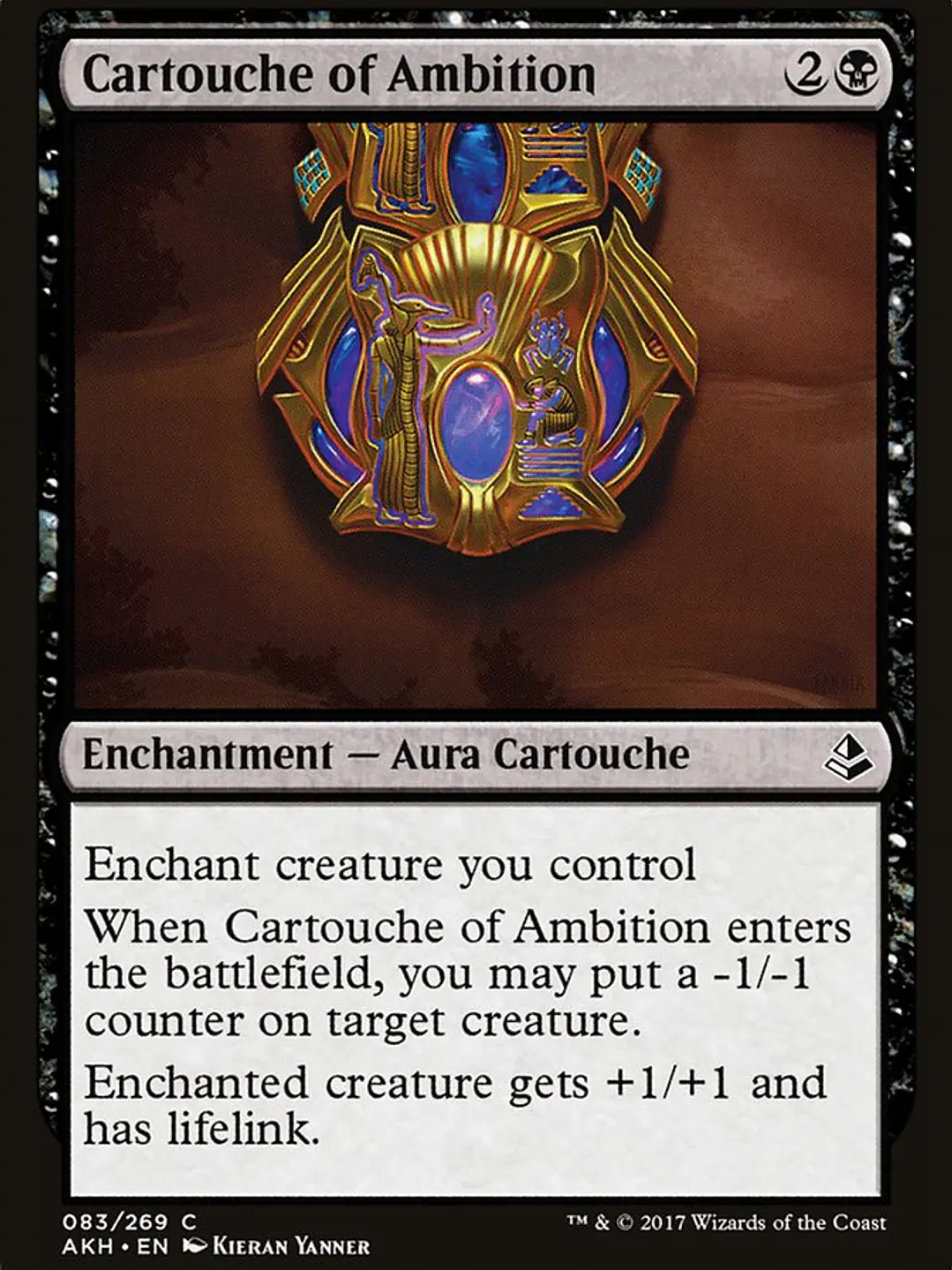 Cartouche of Ambition (Amonkhet) 1