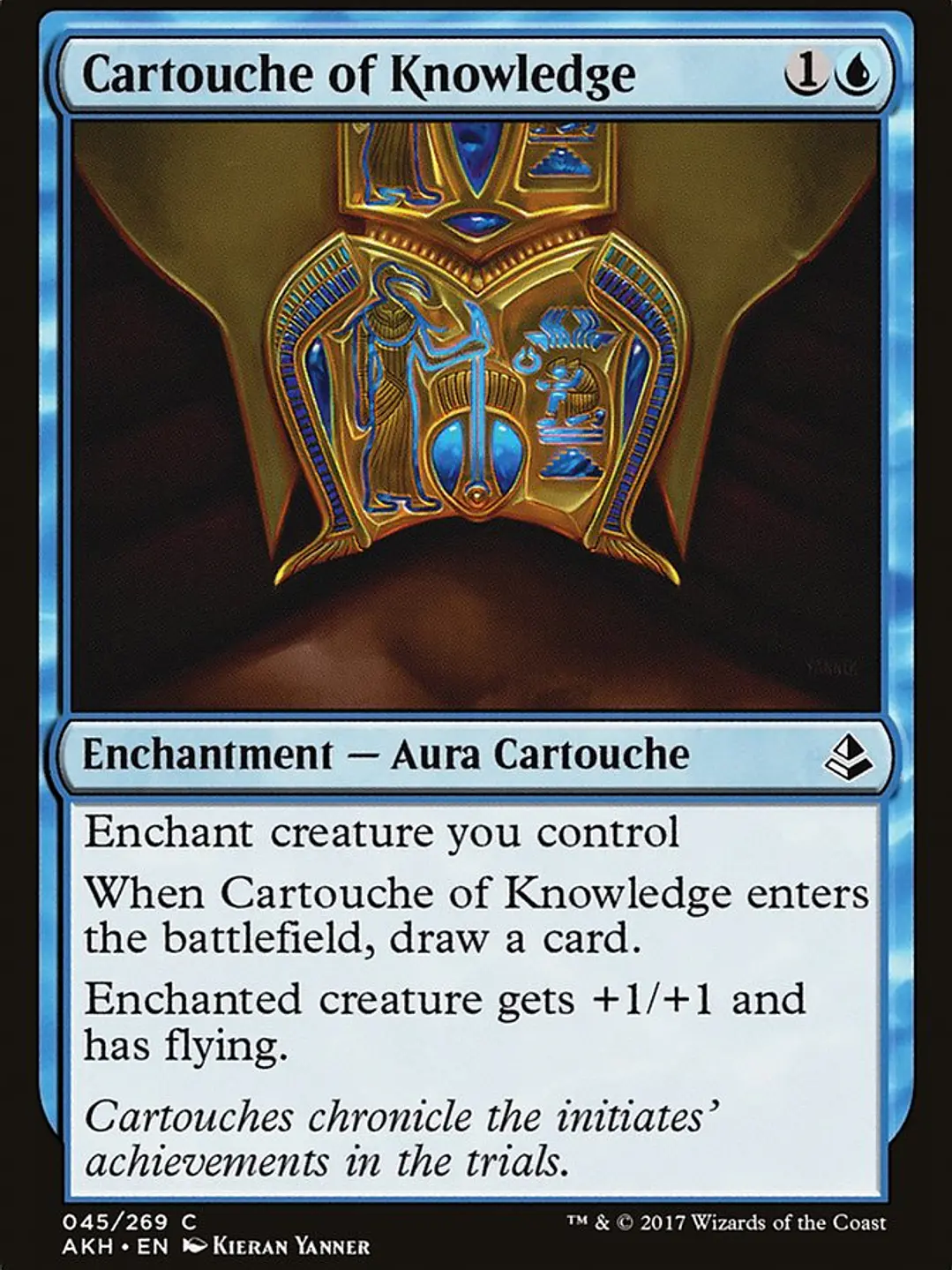Cartouche of Knowledge (Amonkhet) 1