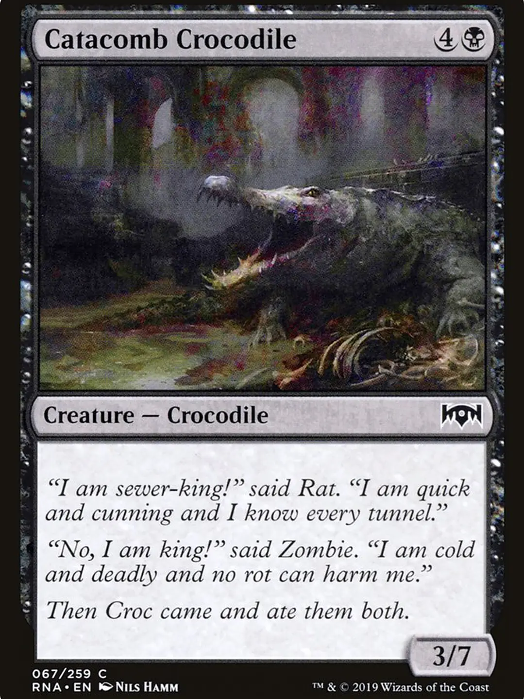 Catacomb Crocodile (Ravnica Allegiance) 1