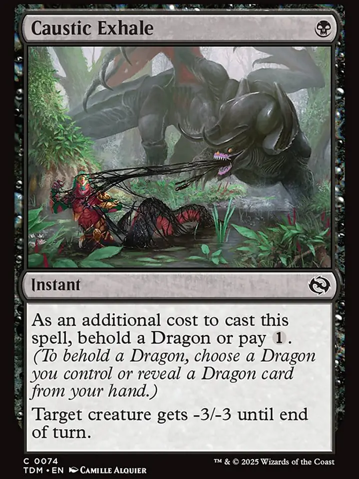 Caustic Exhale (Tarkir: Dragonstorm) 1