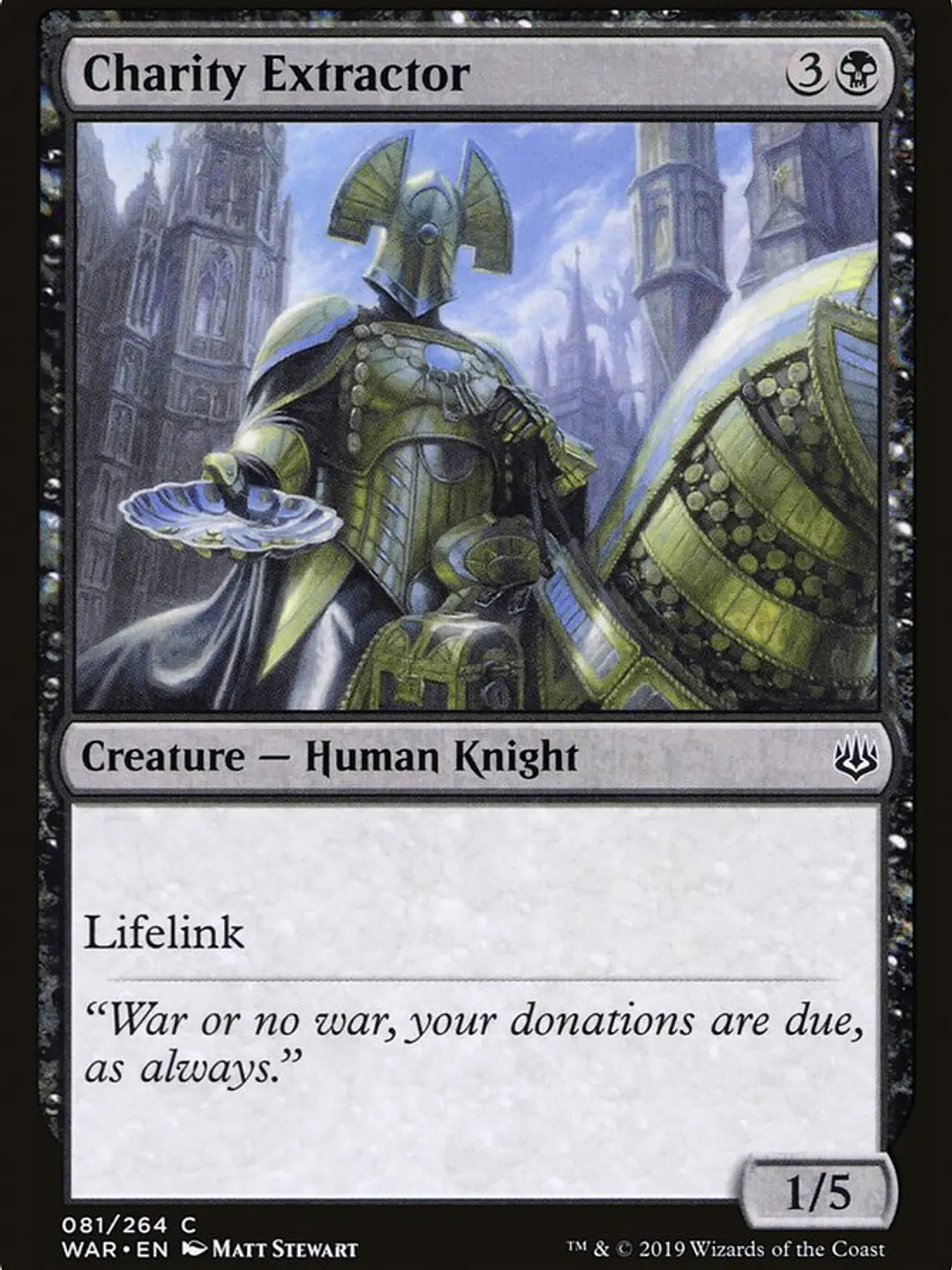 Charity Extractor (War of the Spark) 1