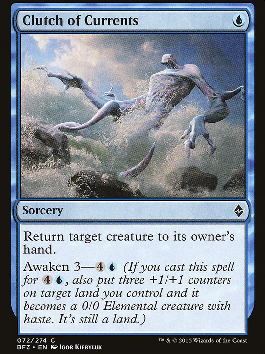 Clutch of Currents (Battle for Zendikar) 1