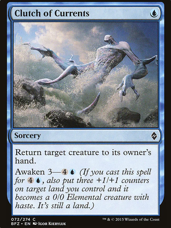Clutch of Currents (Battle for Zendikar) 1