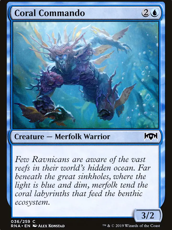 Coral Commando (Ravnica Allegiance) 1