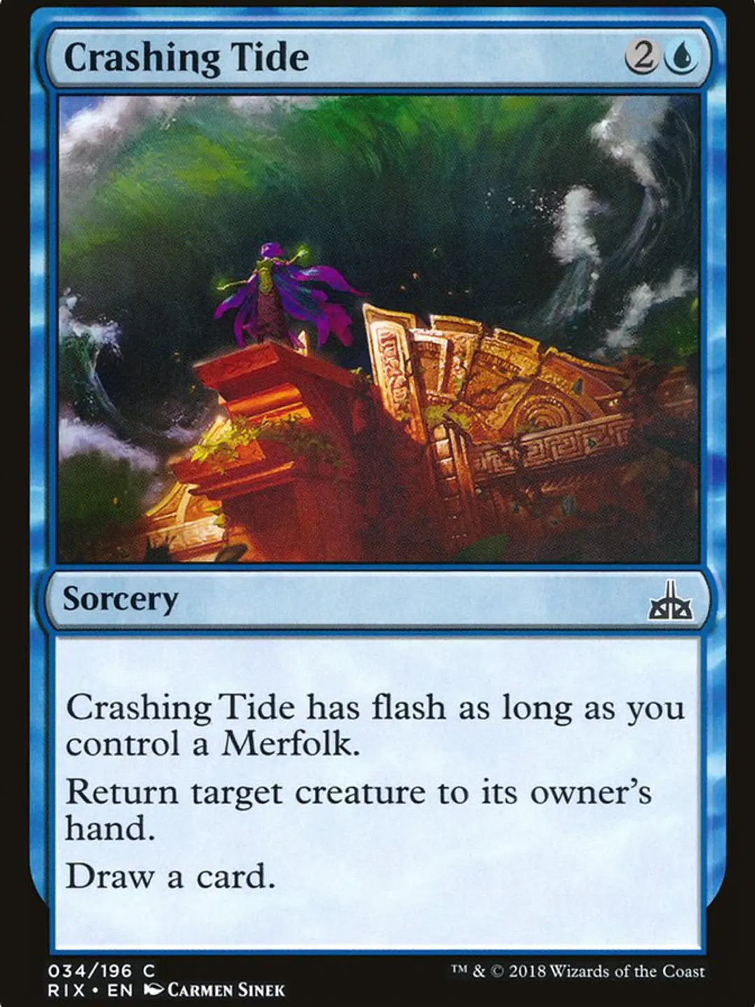 Crashing Tide (Rivals of Ixalan) 1