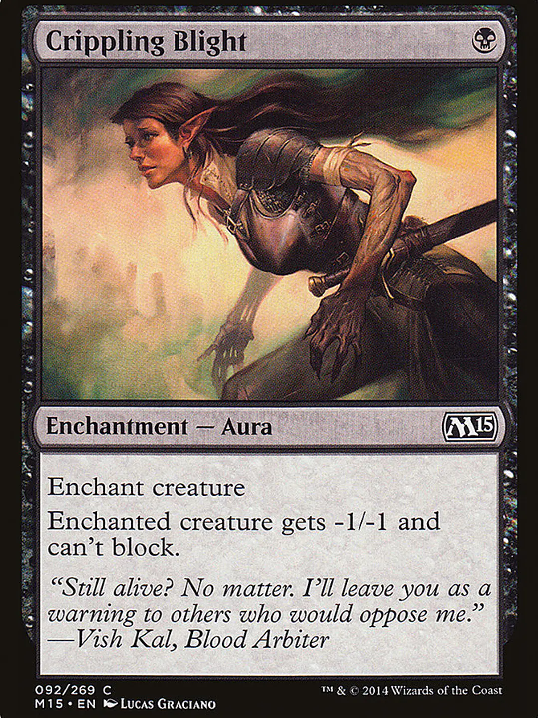 Crippling Blight (Magic 2015) 1