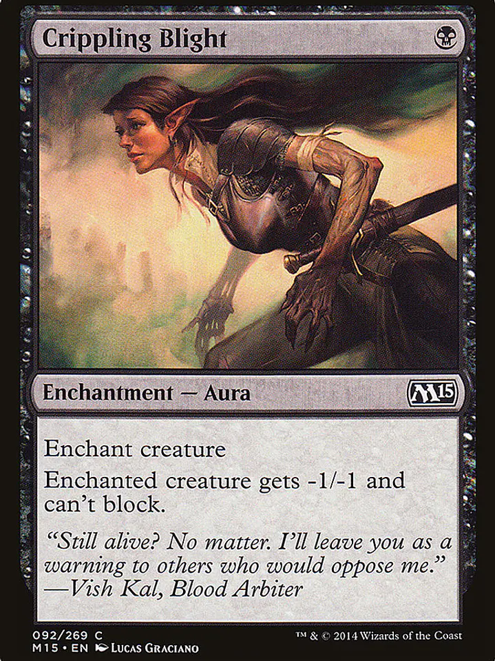 Crippling Blight (Magic 2015) 1