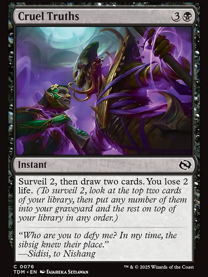 Cruel Truths (Tarkir: Dragonstorm) 1