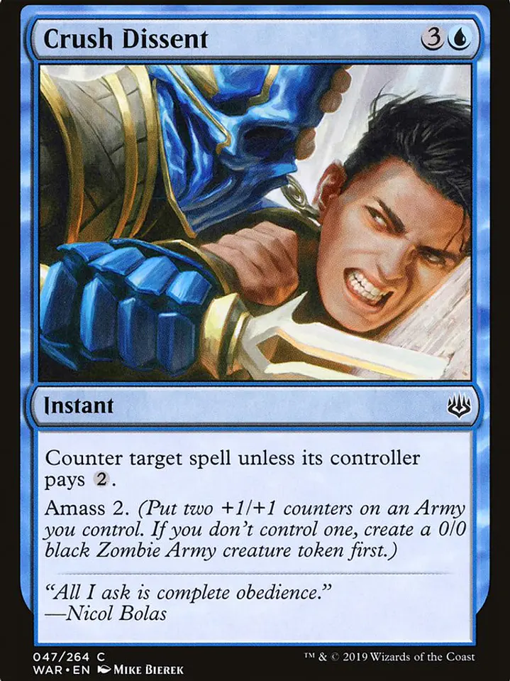 Crush Dissent (War of the Spark) 1
