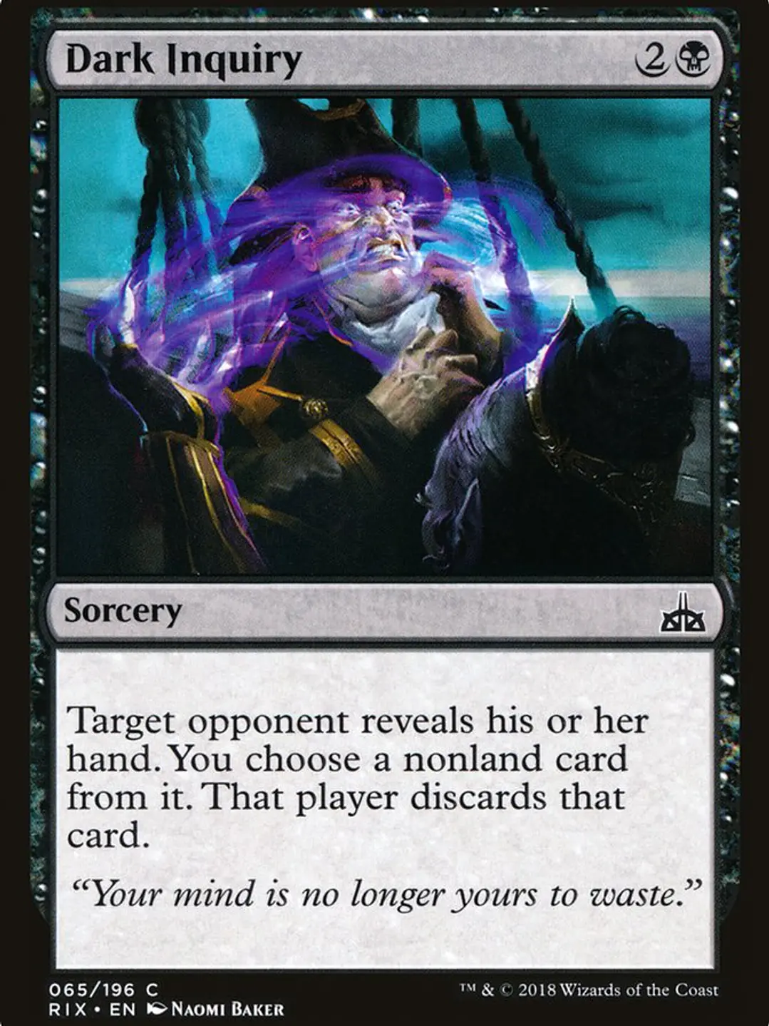 Dark Inquiry (Rivals of Ixalan) 1