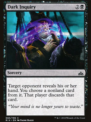 Dark Inquiry (Rivals of Ixalan)