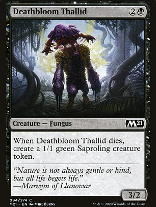 Deathbloom Thallid (Core Set 2021)
