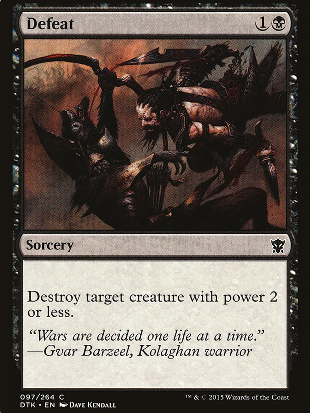 Defeat (Dragons of Tarkir) 1