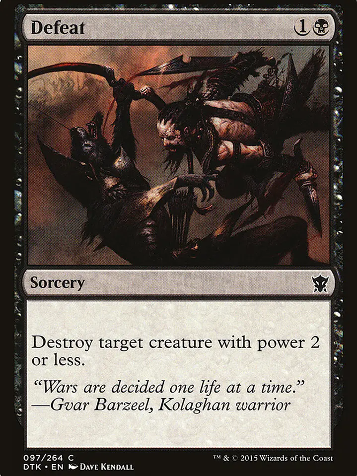 Defeat (Dragons of Tarkir) 1
