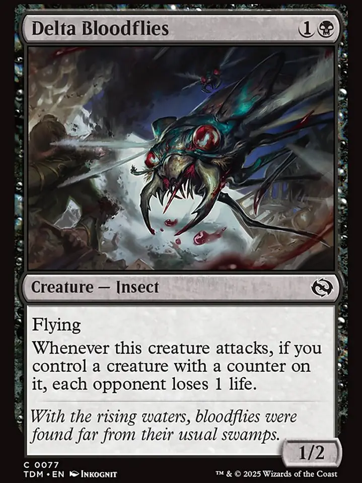 Delta Bloodflies (Tarkir: Dragonstorm) 1