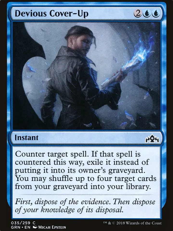 Devious Cover-Up (Guilds of Ravnica) 1