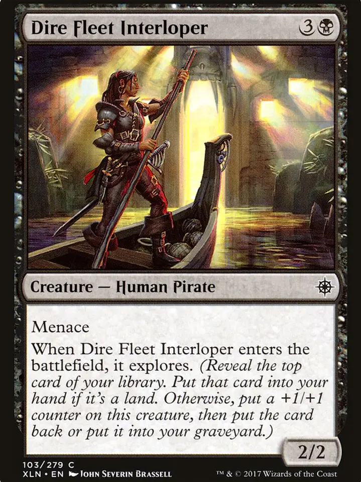 Dire Fleet Interloper (Ixalan) 1