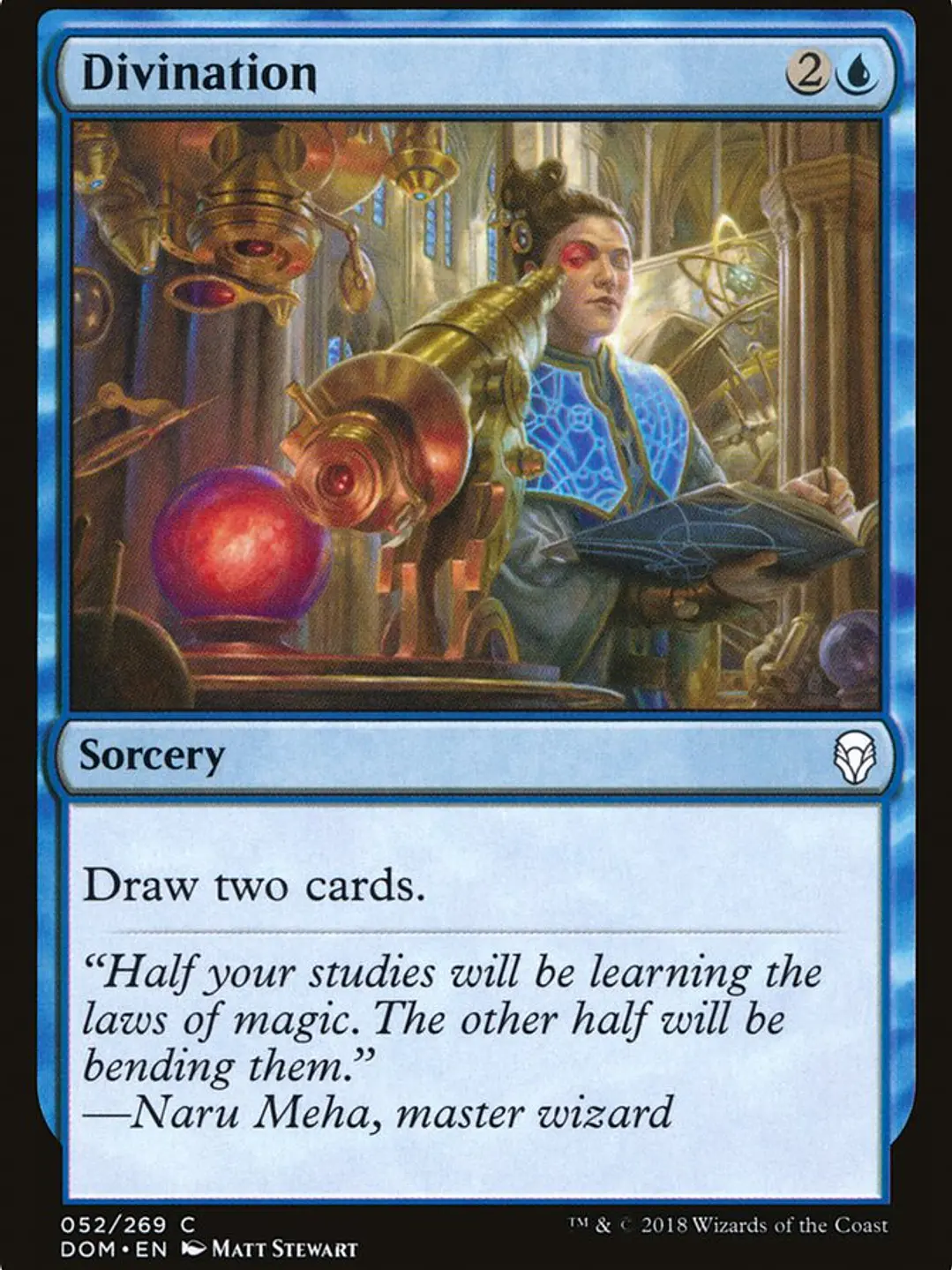 Divination (Dominaria) 1