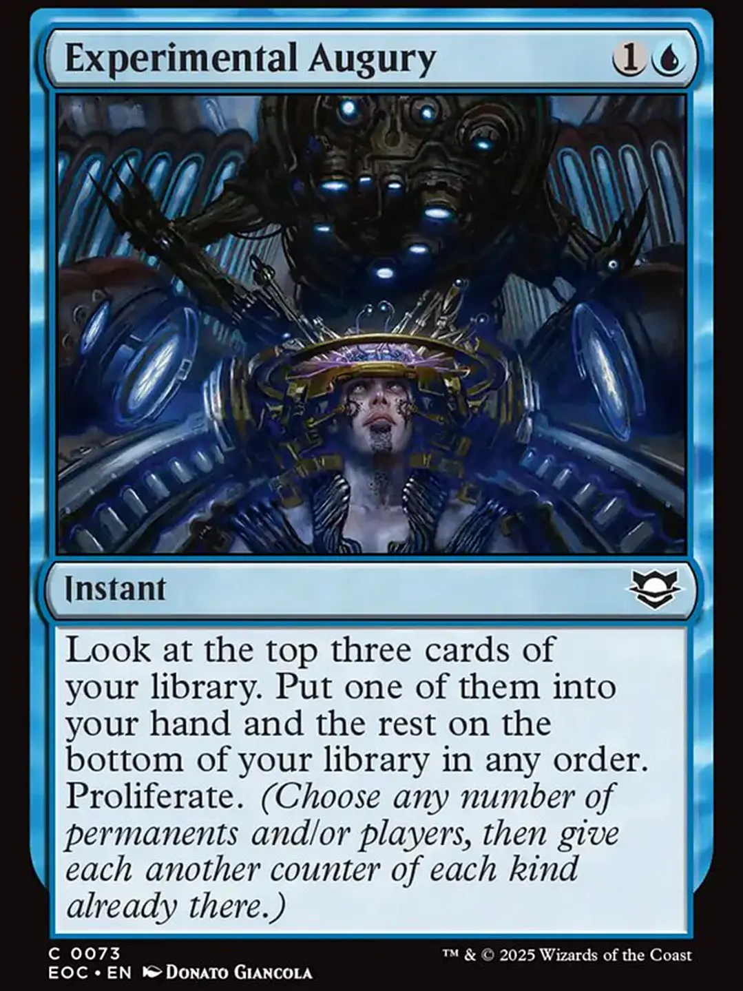 Experimental Augury (Edge of Eternities Commander) 1