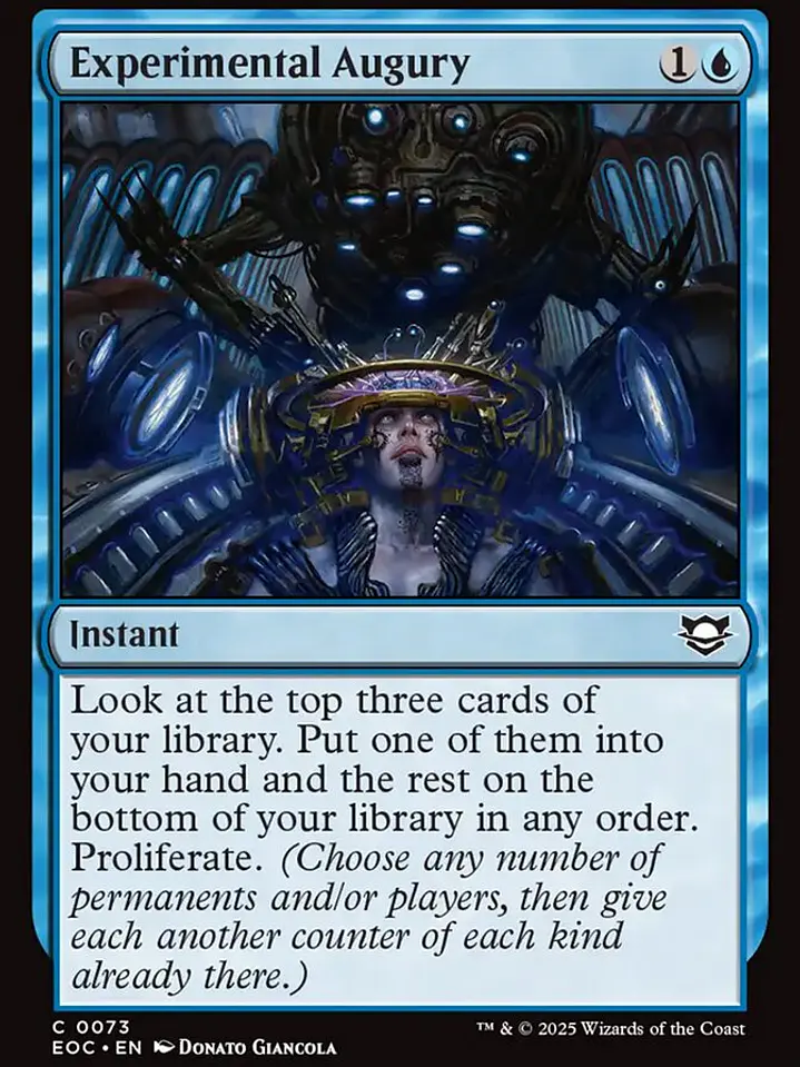 Experimental Augury (Edge of Eternities Commander) 1