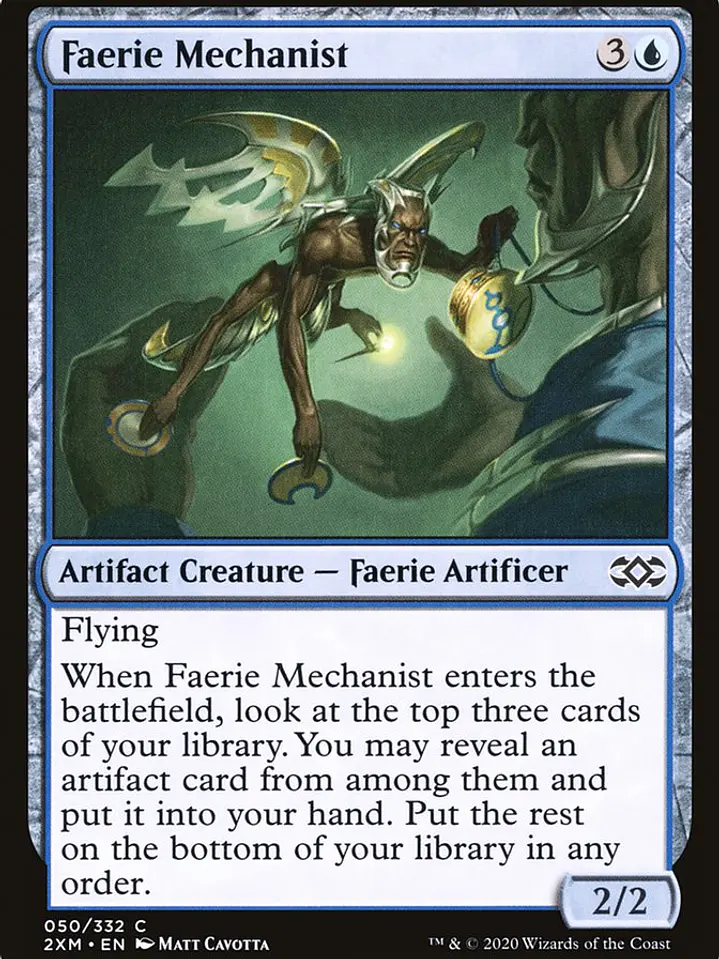 Faerie Mechanist (Double Masters) 1