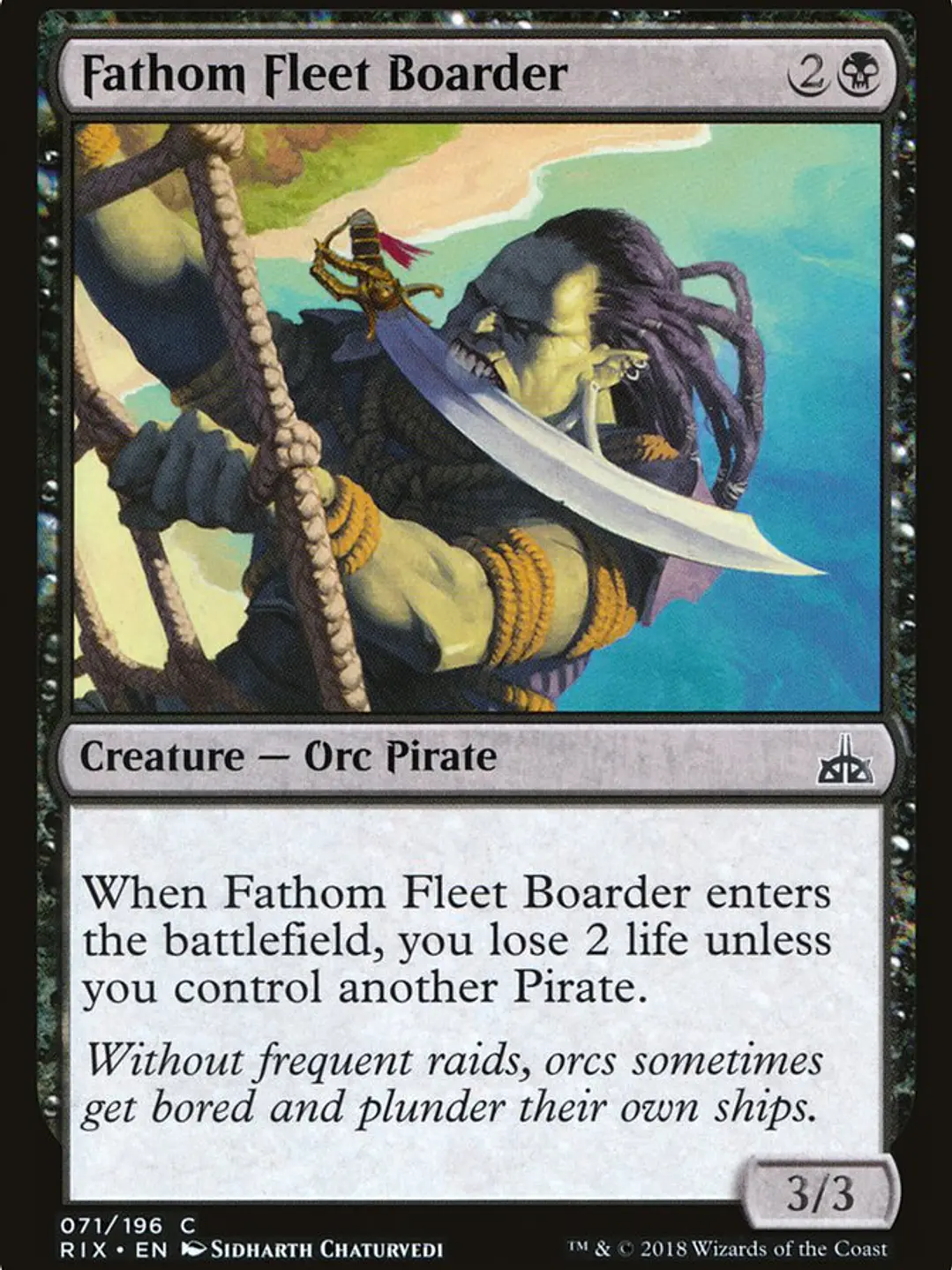 Fathom Fleet Boarder (Rivals of Ixalan) 1