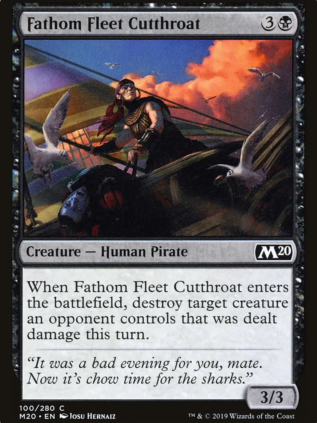 Fathom Fleet Cutthroat (Core Set 2020) 1