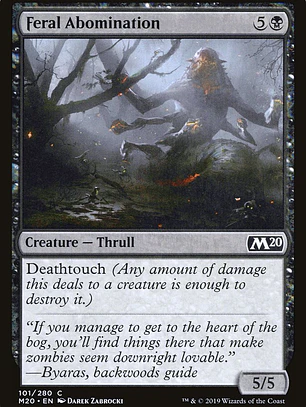 Feral Abomination (Core Set 2020)
