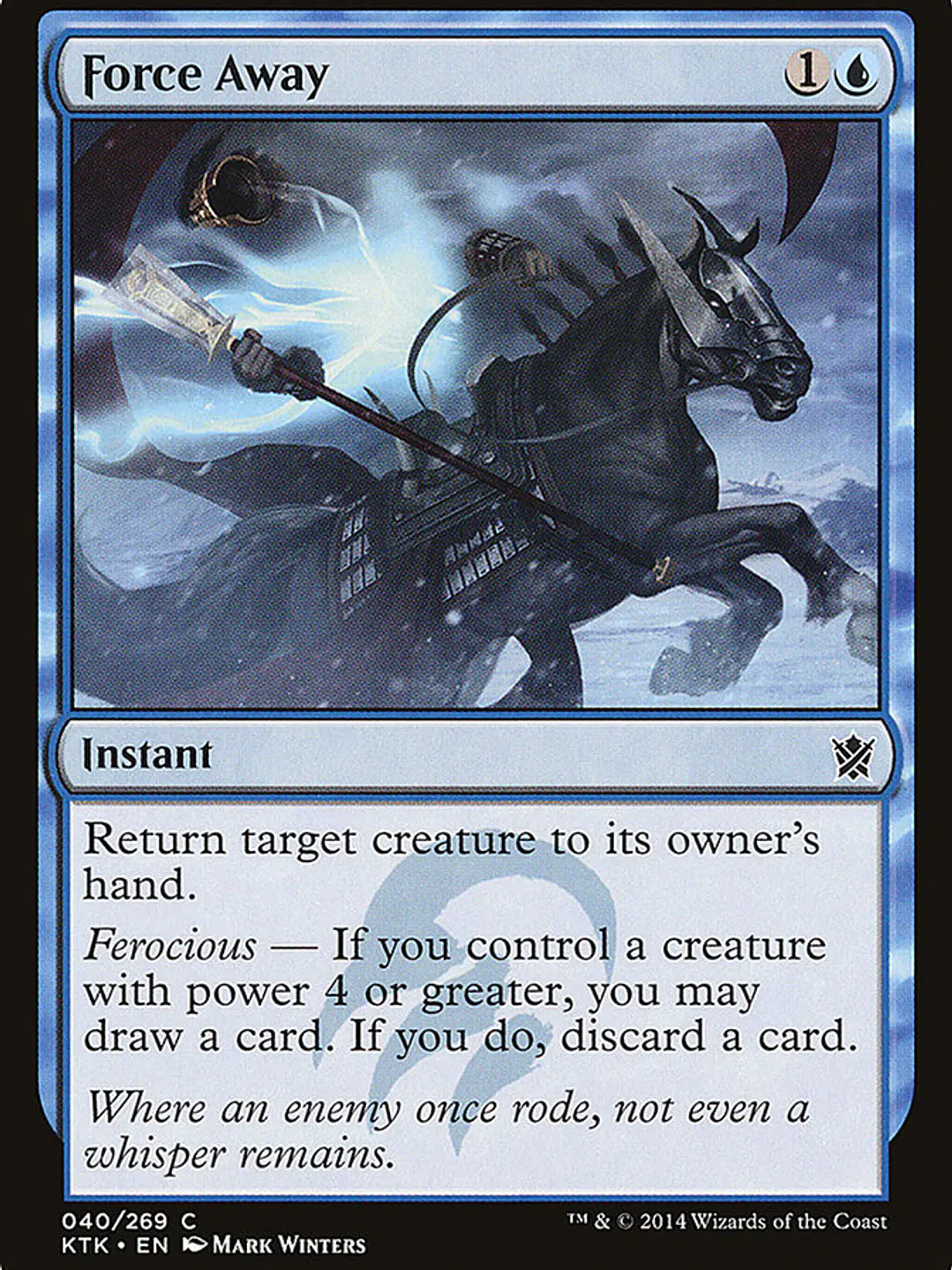 Force Away (Khans of Tarkir) 1