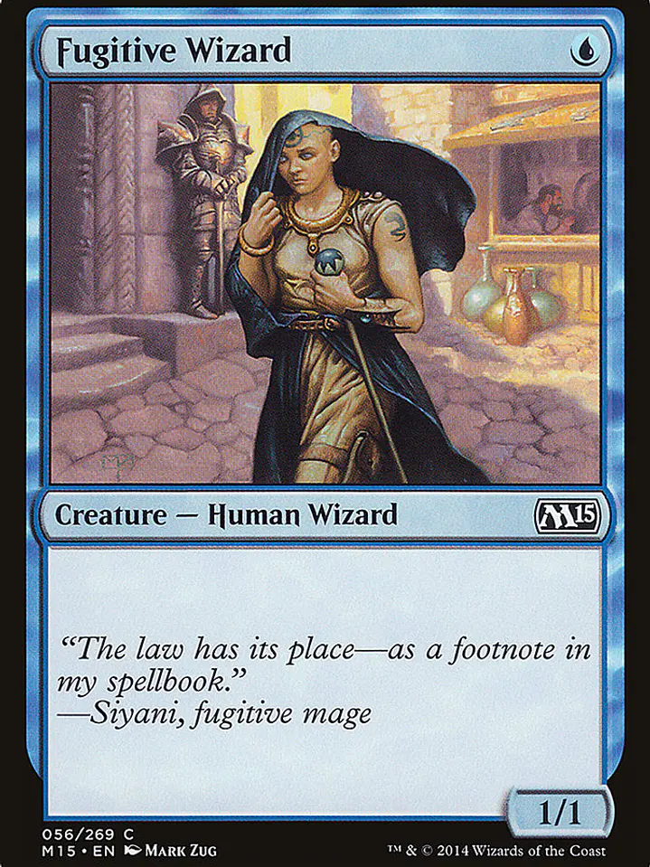 Fugitive Wizard (Magic 2015) 1