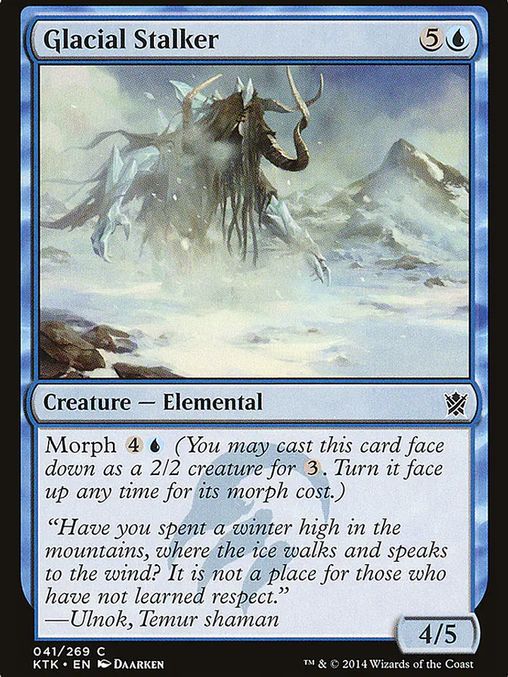 Glacial Stalker (Khans of Tarkir) 1