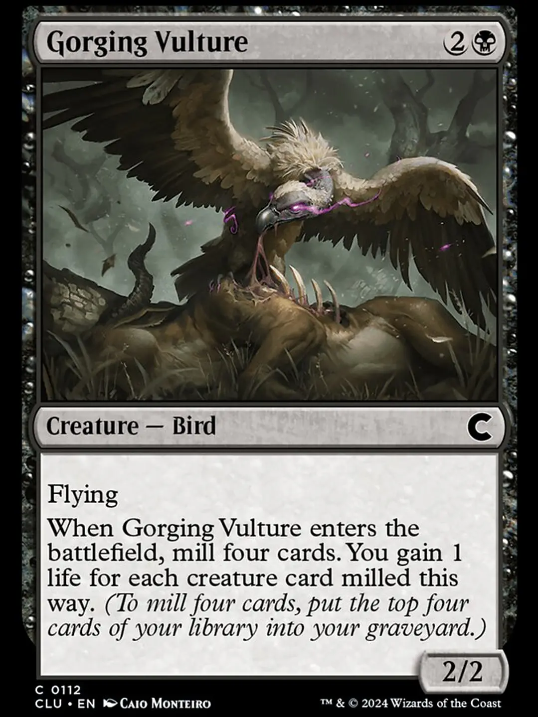 Gorging Vulture (Ravnica: Clue Edition) 1
