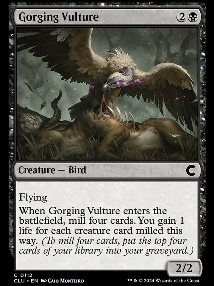 Gorging Vulture (Ravnica: Clue Edition) 1