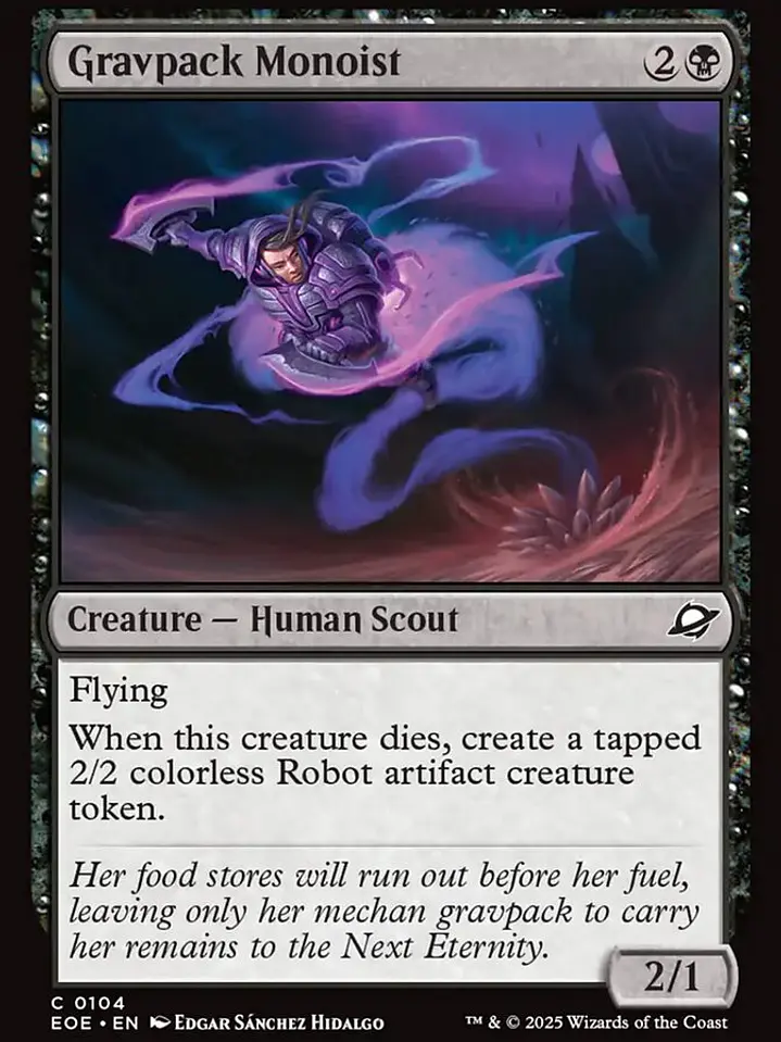 Gravpack Monoist (Edge of Eternities) 1