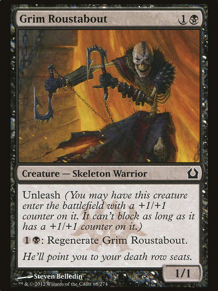 Grim Roustabout (Return to Ravnica) 1