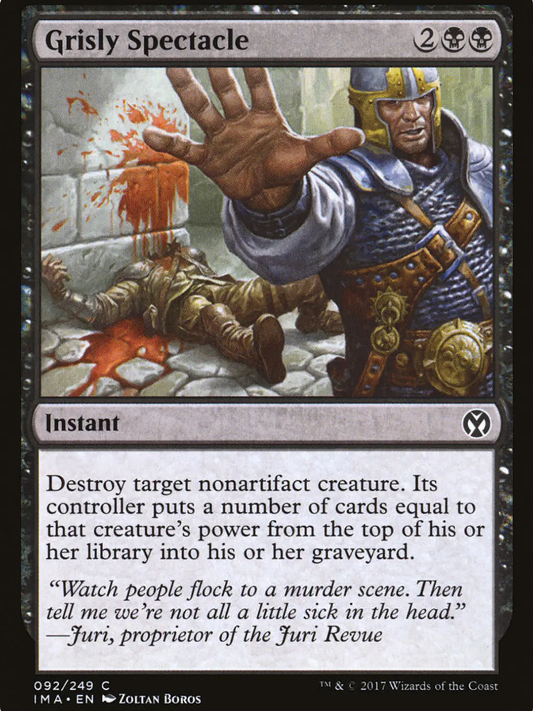 Grisly Spectacle (Iconic Masters) 1