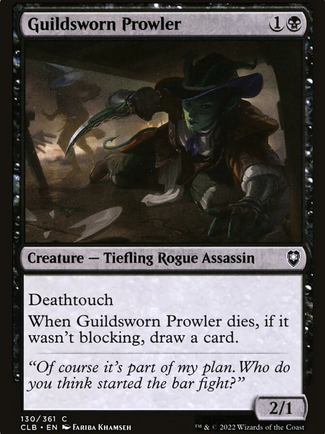 Guildsworn Prowler (Commander Legends: Battle for Baldur's Gate) 1