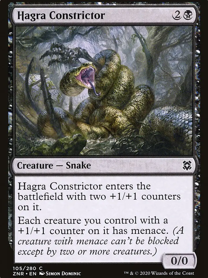 Hagra Constrictor (Zendikar Rising) 1