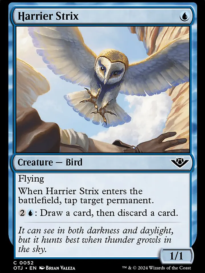 Harrier Strix (Outlaws of Thunder Junction) 1