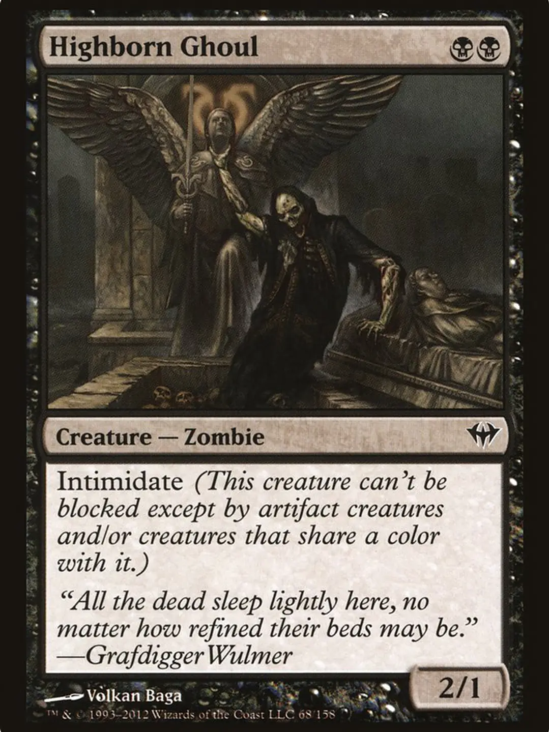 Highborn Ghoul (Dark Ascension) 1