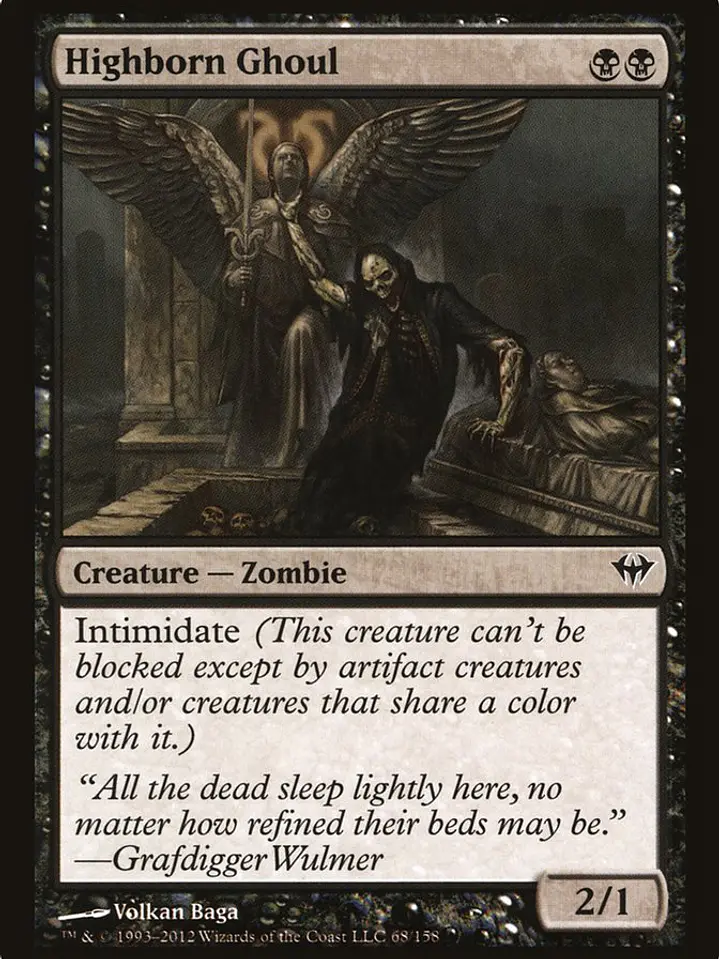 Highborn Ghoul (Dark Ascension) 1