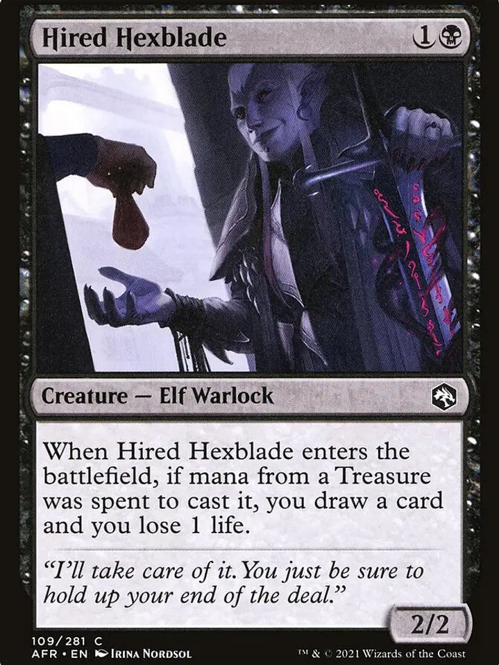 Hired Hexblade (Adventures in the Forgotten Realms) 1