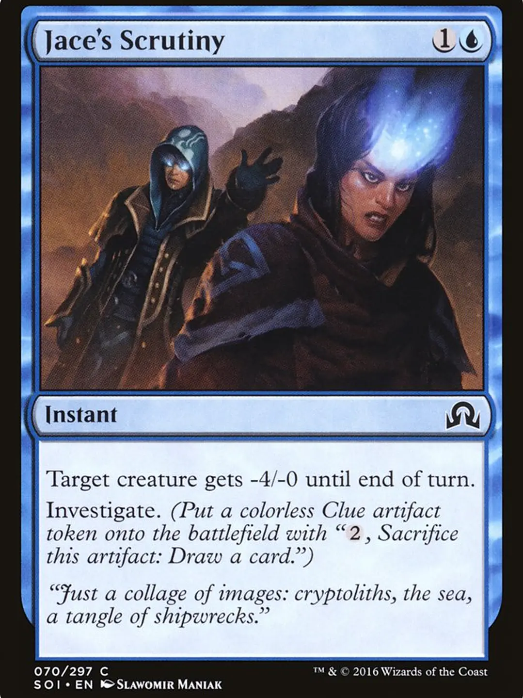 Jace's Scrutiny (Shadows over Innistrad) 1