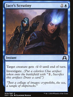 Jace's Scrutiny (Shadows over Innistrad)