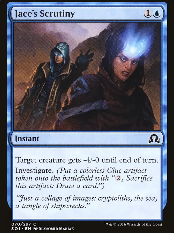 Jace's Scrutiny (Shadows over Innistrad) 1
