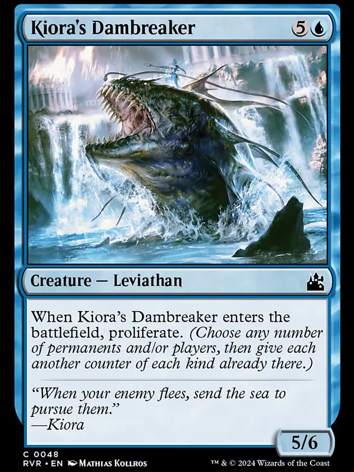 Kiora's Dambreaker (Ravnica Remastered) 1