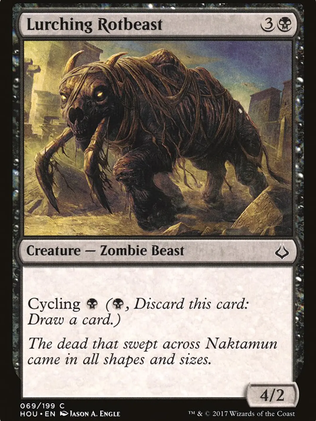 Lurching Rotbeast (Hour of Devastation) 1